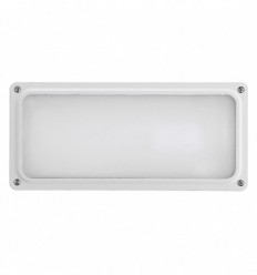 Encastré mur COC IP65 E27 42W Blanc- thermo plastic-IK08