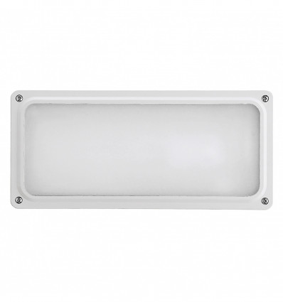 Encastré mur COC IP65 E27 42W Blanc- thermo plastic-IK08