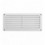 Encastré mur COC IP65 E27 42W - thermo plastic-IK08 Blanc- fourni avec sa grille de diffusion