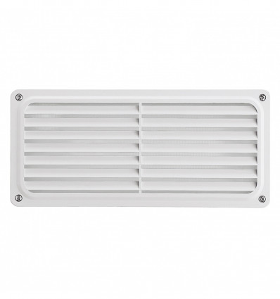 Encastré mur COC IP65 E27 42W - thermo plastic-IK08 Blanc- fourni avec sa grille de diffusion