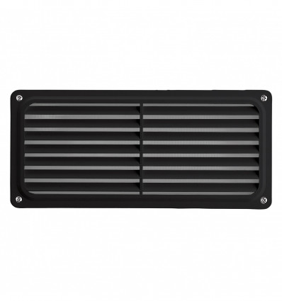 Encastré mur COC IP65 E27 42W - thermo plastic-IK08 Blanc- fourni avec sa grille de diffusion coloris noir