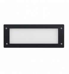 Encastré mural DEVON IP66 LED 3W 3000K - 293*113 mm noir