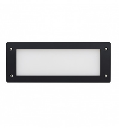 Encastré mur DEVON IP66 GX53 LED T2 2x3W 3000K Noir