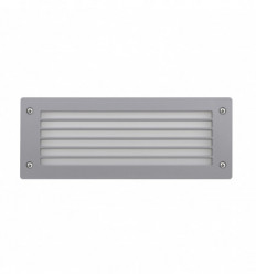 Encastré mural rectangulaire DEVON IP66 LED 3W 3000K - 293*113 mm -CCT- Grille- avec grille