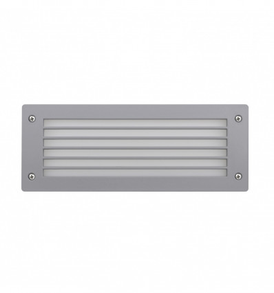 Encastré mural rectangulaire DEVON IP66 LED 3W 3000K - 293*113 mm -CCT- Grille- avec grille