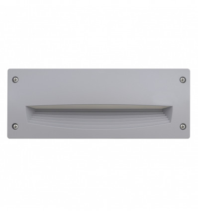 Encastré mur DEVON IP66 GX53 LED T2 2x3W 3000K Gris