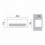 Encastré mural rectangle DEVON IP66 -293*113 mm -CCT- asymétrique-Gris