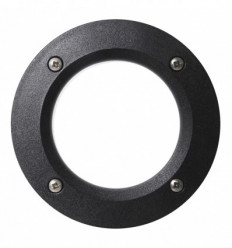Encastré mur DEVON IP66 GX53 LED T2 3W 3000K Noir- diamètre 134 mm - CCT