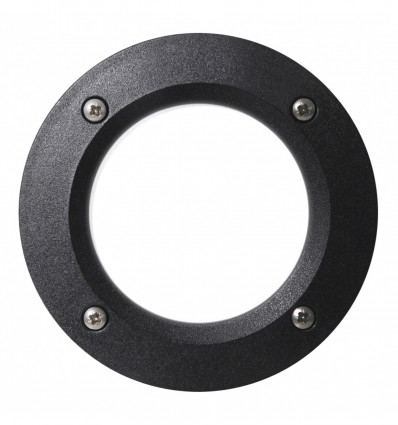 Encastré mur DEVON IP66 GX53 LED T2 3W 3000K Noir- diamètre 134 mm - CCT