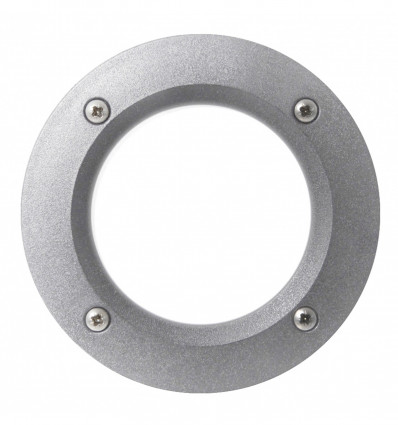 Encastré mur DEVON IP66 GX53 LED T2 3W 3000K gris - diamètre 134 mm - CCT-ik10