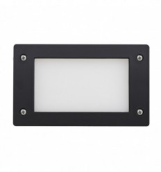 Encastré mur DEVON IP66 LED 3W 3000K - 188*1133 mm -CCT- Noir