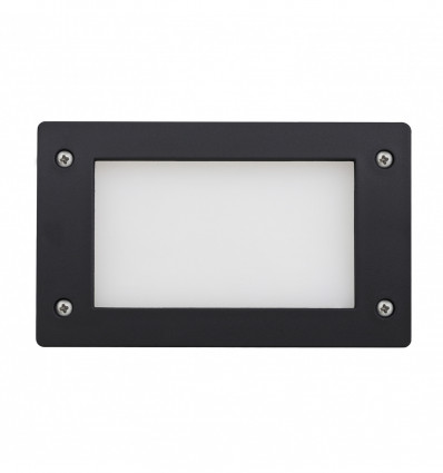 Encastré mur DEVON IP66 LED 3W 3000K - 188*1133 mm -CCT- Noir
