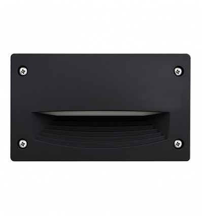 Encastré mural asymétrique DEVON IP66 LED 3W - 188*1133 mm -CCT-Noir