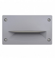 Encastré mural asymétrique DEVON IP66 LED 3W - 188*1133 mm -CCT-gris 