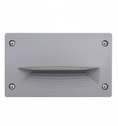 Encastré mural asymétrique DEVON IP66 LED 3W - 188*1133 mm -CCT-gris 