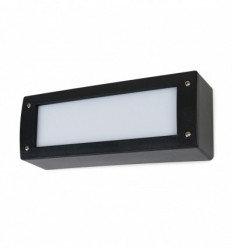 Eclairage mural saillie DEVON IP66 LED 3W - 380lm/395lm/415lm CRI80 - CCT 3000K/4000K/6500K noir- LARGEUR 300 * 120 MM-IK10