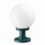 Borne classique forme boule INDURA GLOBO IP65 E27 diamètre 250 Coloris noir hauteur 380 mm 