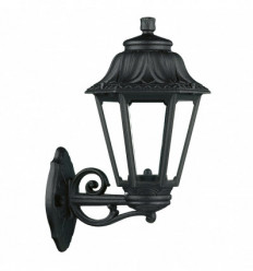 Applique Classique descendante INDURA MINI 6 - Applique extérieure -IP55 à équiper d'une ampoule E27 coloris Noir Hauteur 400 mm