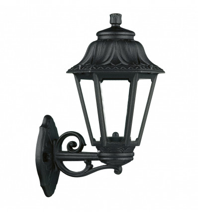 Applique Classique descendante INDURA MINI 6 - Applique extérieure -IP55 à équiper d'une ampoule E27 coloris Noir Hauteur 400 mm