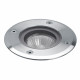 Encastré au sol BORA IP67 GU10 4.50W Acier inoxydable- IK10 - diamètre extérieur 110 mm - résistant à 2500 kgs