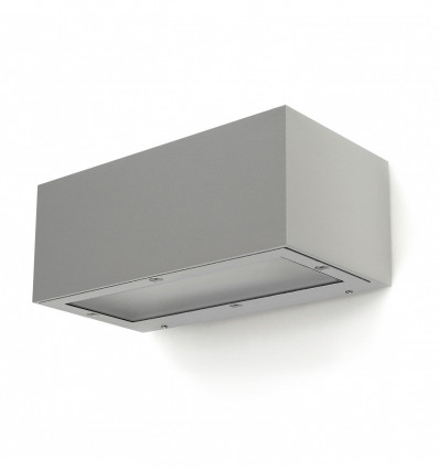 Applique ISORA IP65 E27 20W Gris éclairage vers le bas