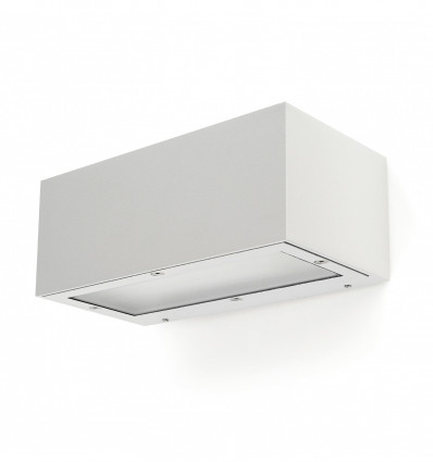Applique murale rectangulaire éclairage vers le bas ISORA - aluminium.IP65-LED SMD 8.70W 3000K-1500 lumens- Blanc