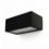 Applique murale rectangulaire éclairage vers le bas ISORA - NOIR - aluminium.IP65I -LED SMD 8.70W 3000K-1500 lumens 