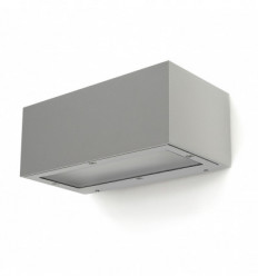 Applique murale rectangulaire éclairage vers le bas ISORA - aluminium.IP65 -LED SMD 8.70W 3000K-1500 lumens - 840 lumens flux so
