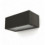 Applique murale rectangulaire éclairage double émission -ISORA - aluminium.IP65 - E27-Anthracite