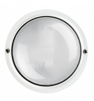 Applique de forme ronde de type hublot IVER IP55 LED SMD AC 9W - 1050 lumens 3000K BLANC en aluminium