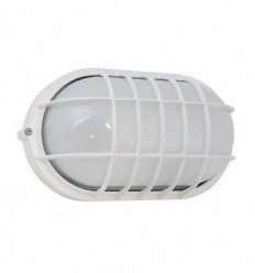 Applique ovale IVER IP55 LED SMD AC 13W 3000K BLANC en aluminium