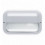 Applique murale rectangulaire en aluminium avec visière- KAPPA IP55 LED SMD AC 9W - 1240 lumens - 4000K- coloris blanc 