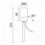 Spot à piquet KOBE IP44 GU10 4.50W Acier inoxydable- hauteur totale 270 mm