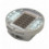 Encastré au sol MITRA - SOLAIRE - IP68 LED SMD 0.69W Gris- Eclairage face avant Intermittant - 1*3 led - coloris ambre