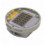 PLOT ROUTIER sol MITRA - SOLAIRE - IP68 LED SMD 0.69W Gris- Eclairage face avant - 1*3 led - ambre