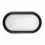 Hublot ovale PLAFF blanc IP65 ik 10 - E27 largeur 330 mm coloris Noir