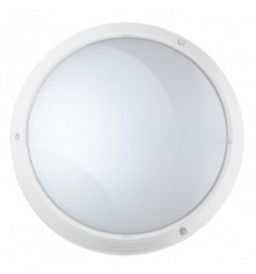 Applique ronde PLAFF IP65 ik 10 - E27 diamètre 270 mm coloris blanc