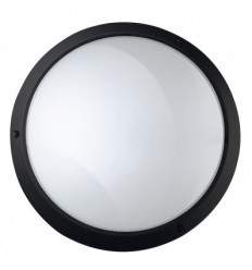 Applique ronde PLAFF IP65 ik 10 - E27 diamètre 270 mm coloris Noir