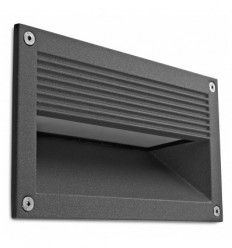 Encastré mural Asymétrique RIMA IP65 LED SMD AC 13 W - 1710 LUMENS- 3000K Anthracite- IK10-