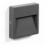 Encastré mural asymétrique SLIM - fixation en saillie - IP65 LED SMD 3W - 4000K - 389 LUMENS Anthracite