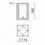 Encastré au sol CARRE BORA IP67 GU10 4.50W Acier inoxydable- IK10 - diamètre extérieur 110 mm - résistant à 2000 kg
