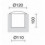 Encastré de sol extérieur SURI IP67 - IK09 - LED SMD AC 4W - 500 LUMENS - 3000K Anthracite - RESISTANT 2000 KGS