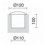 Encastré de sol extérieur SURI IP67 - IK09 - LED SMD AC 4W - 500 LUMENS - 4000K Anthracite - RESISTANT 2 T- triple EMISSIONS
