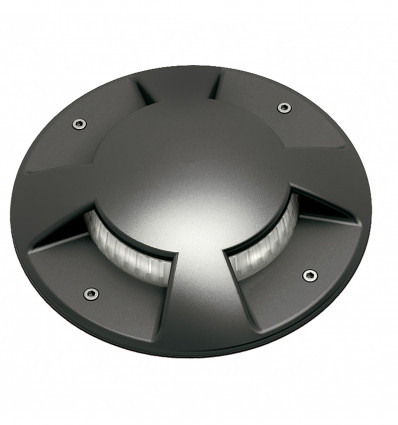 Encastré de sol extérieur SURI IP67 -IK09 -LED SMD AC 6 -800 LUMENS -4000K Anthracite-RESISTANT 1500 kgs -3 faisceaux d'émissio