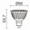 Lampe LED PRO GU5.3 LED Bulb 7.60W 3000K