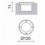 Encastré de sol SIO IP67 LED SMD 3 w -350 lumens -Résistant au poids de 1000 kgs -GX53 LED T2 3W 4000K Acier inoxydable
