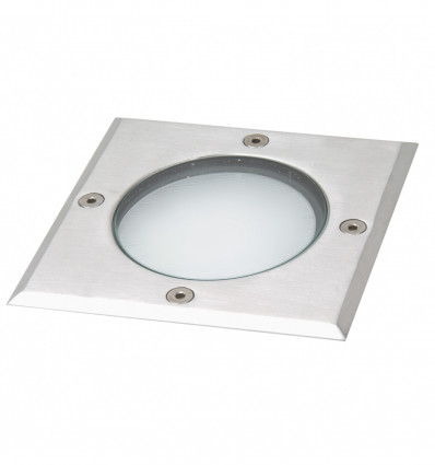 Encastré de sol carré SIO IP67 LED SMD 3 w -350 lumens -Résistant au poids de 1000 kgs -GX53 LED T2 3W 4000K Acier inoxydable
