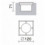 Encastré de sol carré SIO IP67 LED SMD 3 w -350 lumens -Résistant au poids de 1000 kgs -GX53 LED T2 3W 4000K Acier inoxydable