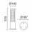 Borne Extérieure DALI IP65 IK08- MAXIMA- HAUTEUR 593 MM - LED SMD 24W - 3 970 lm - 2700 K- CRI8