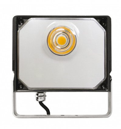 Projecteur à piquet LISBOA - 12 w - 1800 lumens - 3000 k - IP66 - IK10 - Noir - piquet fourni - Cable 2.50 m